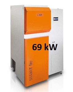 Pelletskessel 69 kW